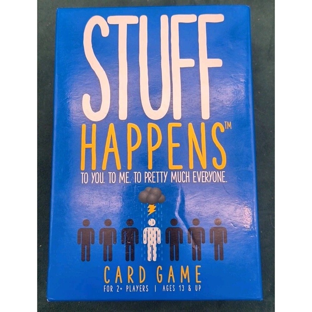 Stuff Happens Party Card Game - Goliath Games - 100% COMPLETE (Open Box)